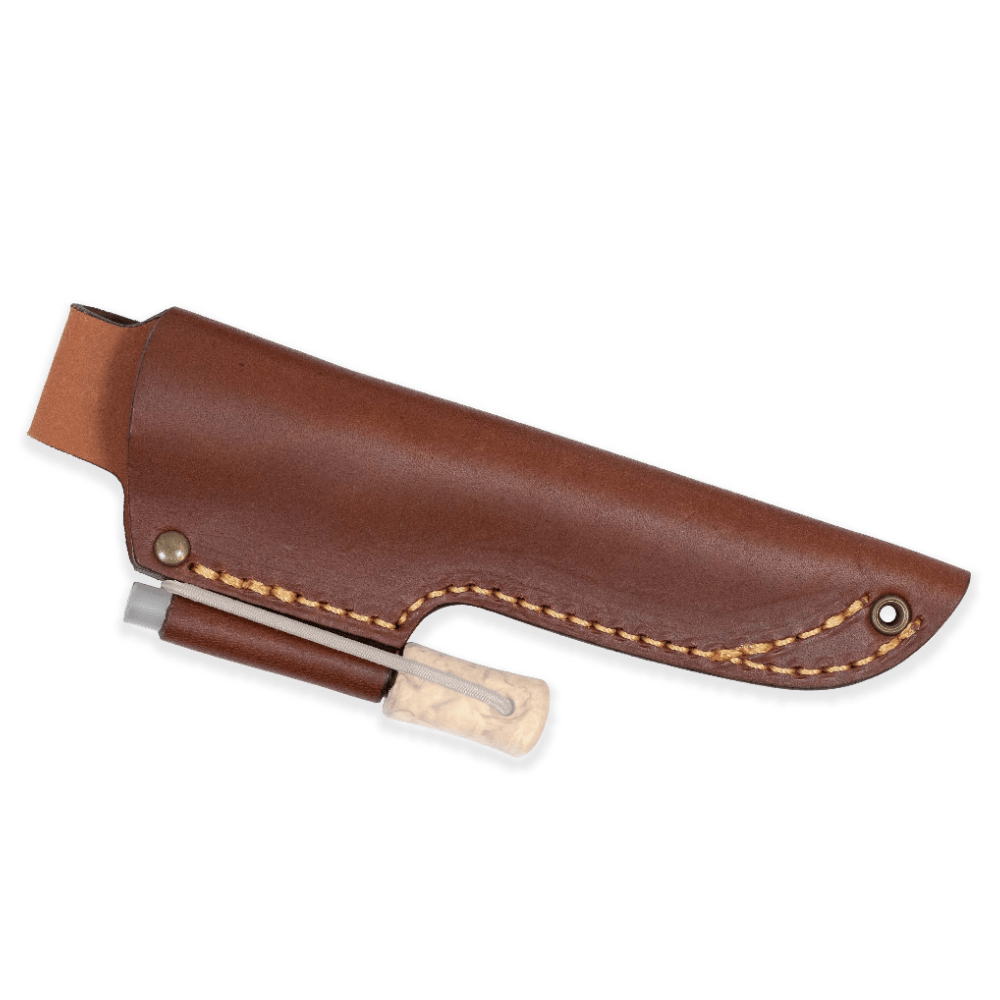 productImage: No.10 Bushcraft Swedish Forest Knife tuppi, Cognac
