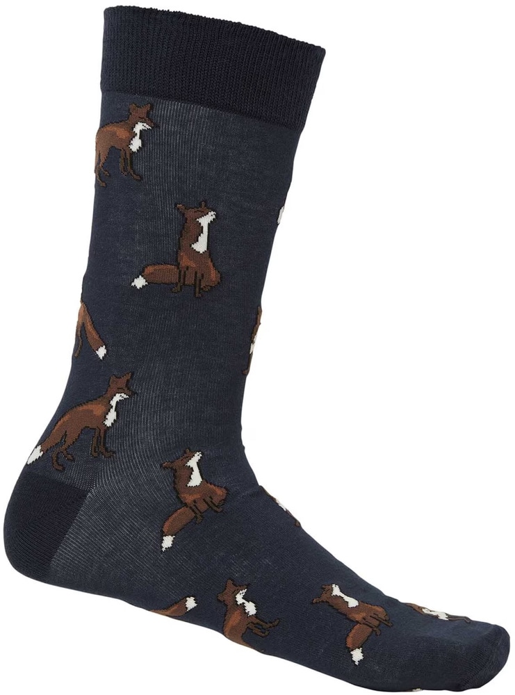 productImage: Pomeroy Socks sukat, Dark Navy Foxes