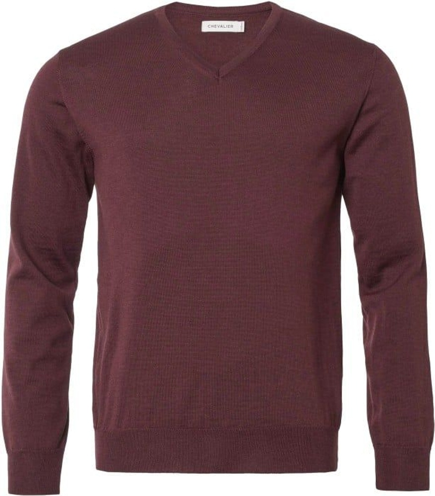 Aston Pullover pitkähihainen, viininpunainen, view: 1