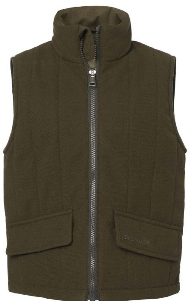 productImage: Calf Padded Vest Junior Leather lasten topattu liivi, ruskea