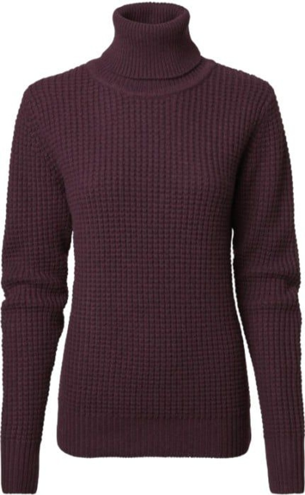 productImage: Cherry Rollneck naisten poolopaita, viininpunainen