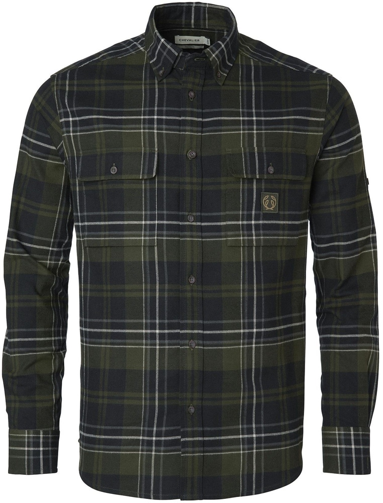 productImage: Heron Flannel Shirt Men flanellipaita, vihreä