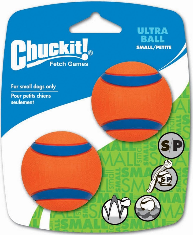 productImage: Ultra Ball koiran lelu, S, 2-pack