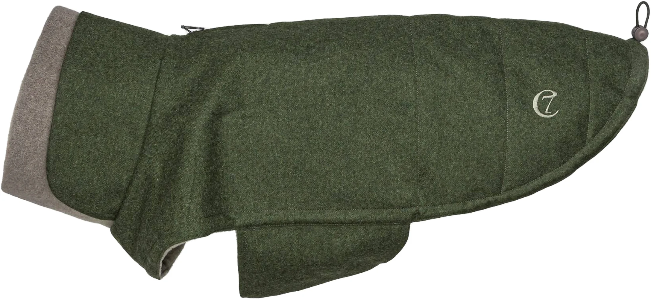 Brooklyn Dog Coat koiran takki, Flannel Fern Green, 6–10, view: 1