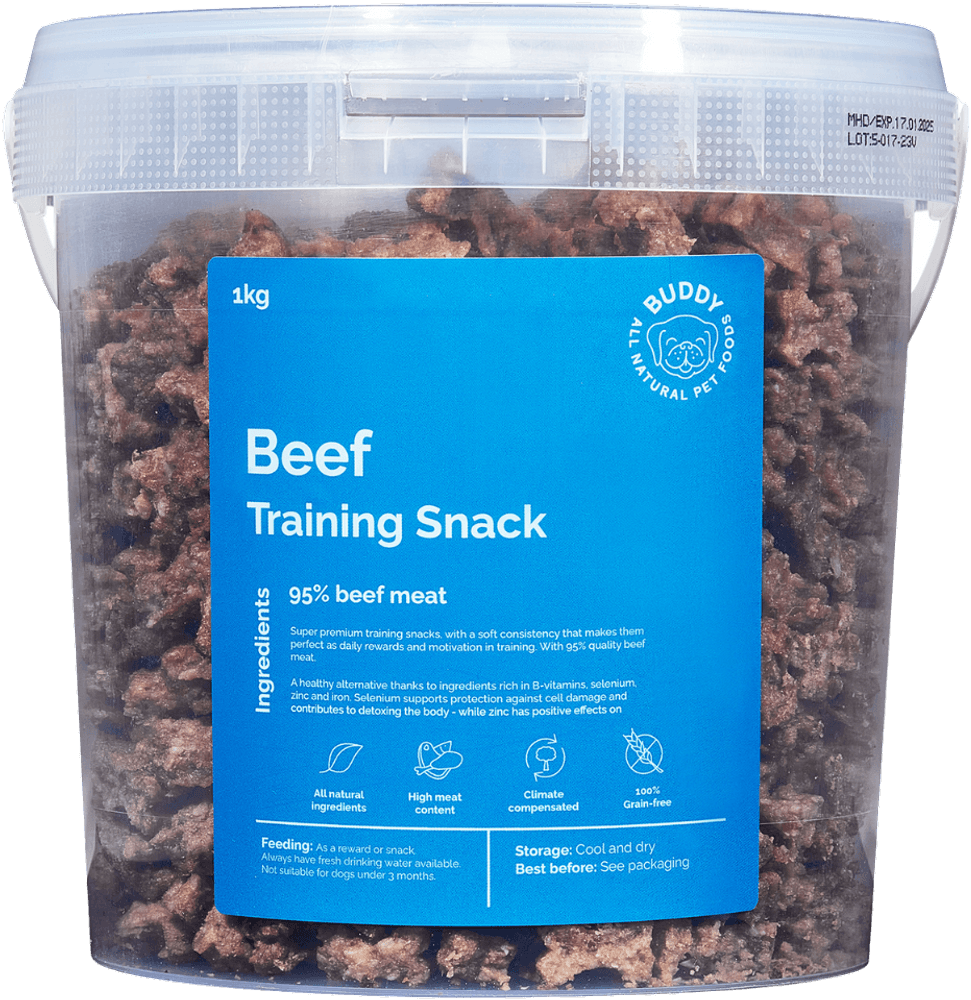 productImage: Beef Training Snackn koiran makupalat, 1 kg