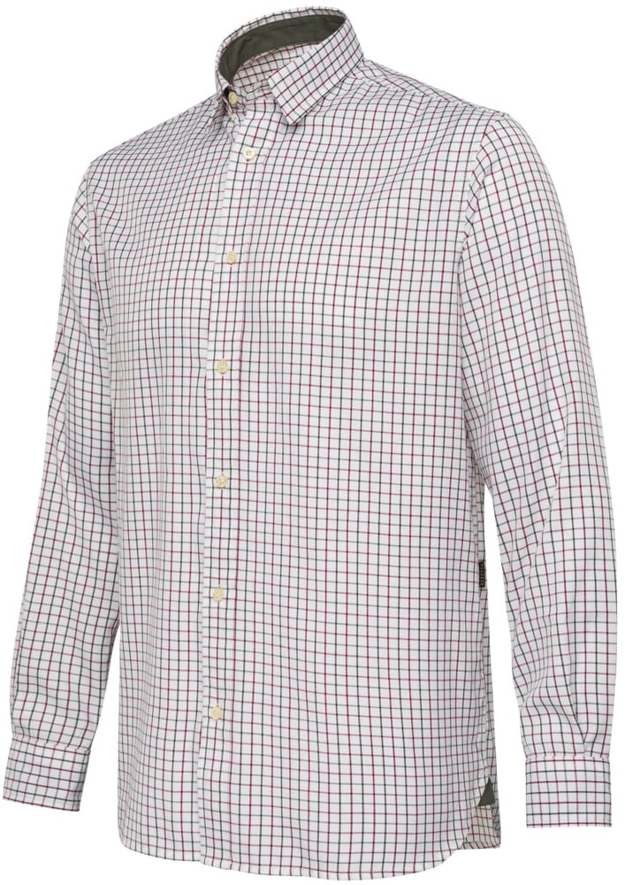 Charlow LS Shirt paita, Ivory & Blue Check, view: 1