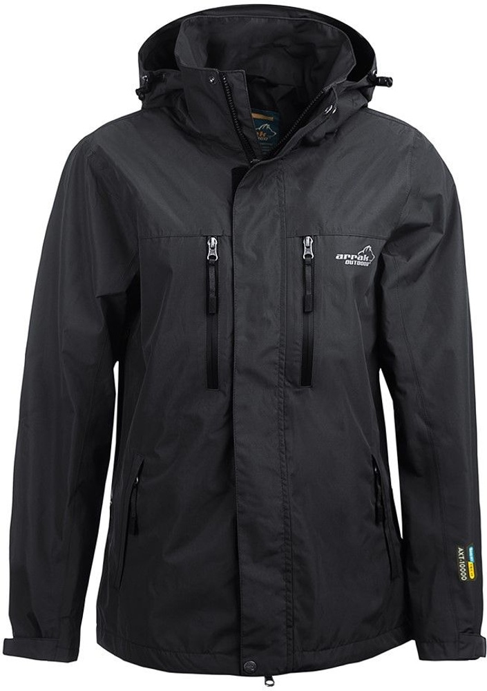 productImage: Arrak Rain Jacket sade- ja kuoritakki, musta
