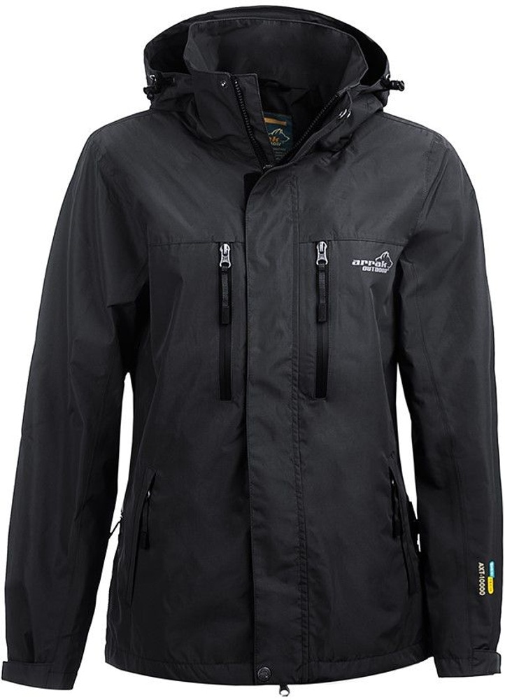 productImage: Arrak Rain Jacket naisten sade- ja kuoritakki, musta