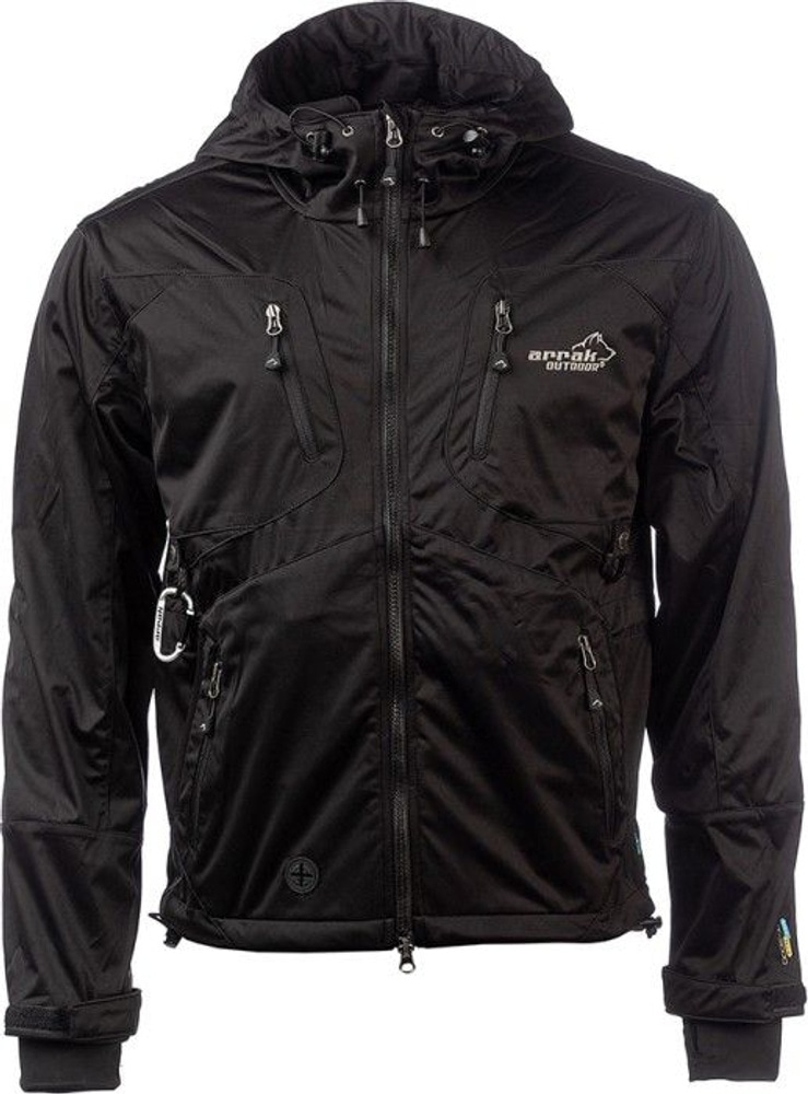 productImage: Arrak Akka Softshell -takki, musta