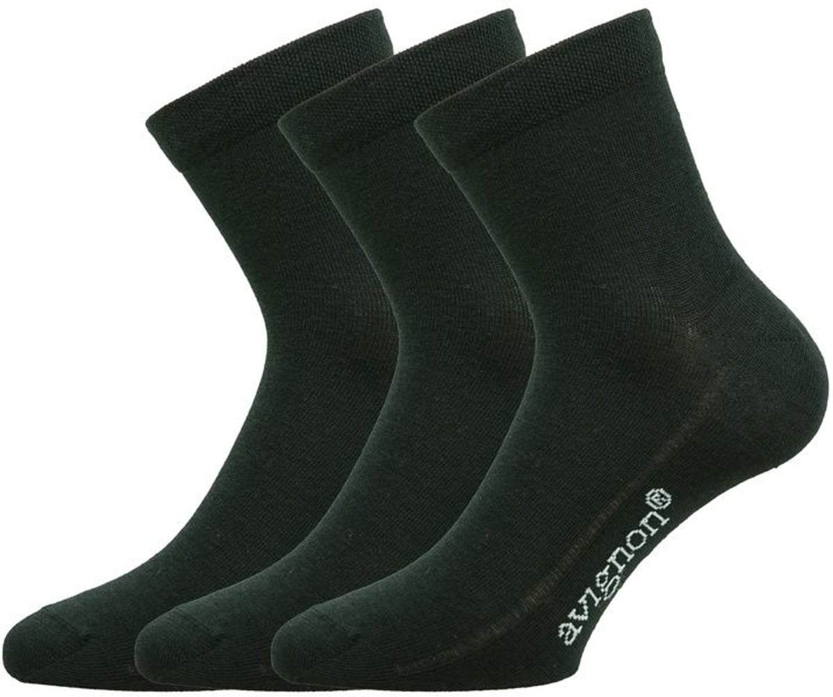 productImage: Sneaker Wool High merinosekoitesukat, musta, 3 pr