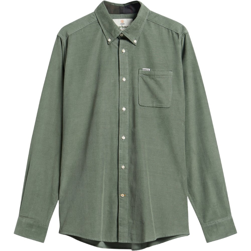 M's Ramsey Cord Tailored Shirt Agave Green, view: 1