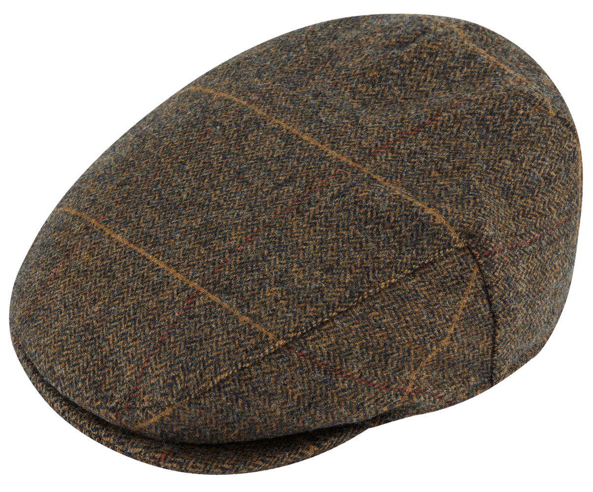productImage: Combrook Waterproof Tweed Cap lätsä, Teak