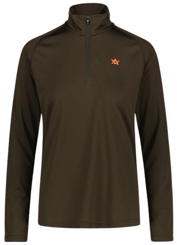 productImage: W's CoolDry Half-Zip Top Brown