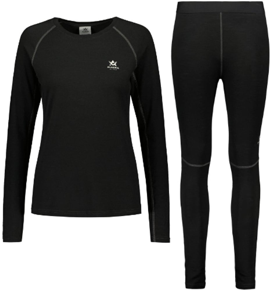 productImage: Superior Merino Base Layer naisten kerrasto, musta