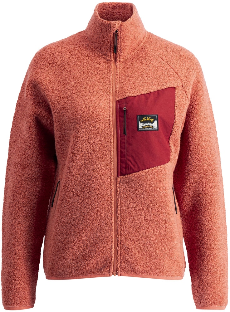 productImage: Flok Wool Pile naisten takki, Pink Rouge