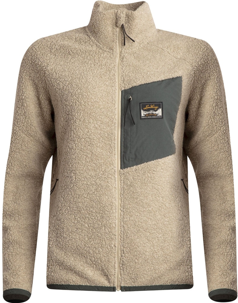 productImage: Flok Wool naisten fleecetakki, beige