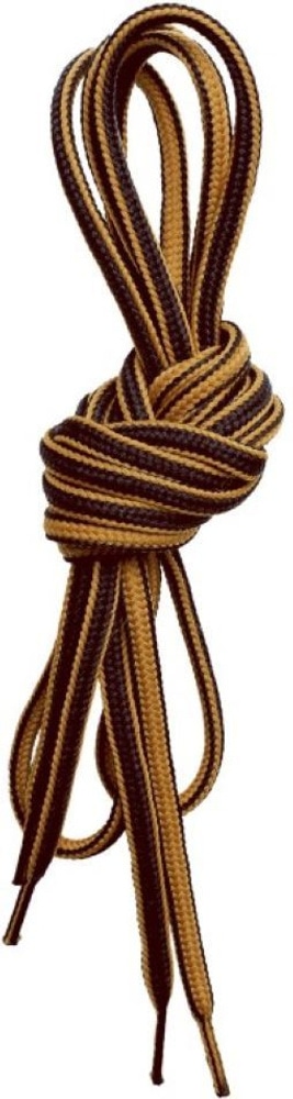 productImage: Round Shoe Laces kengännauhat, unisex, keltainen/ruskea, 130 cm