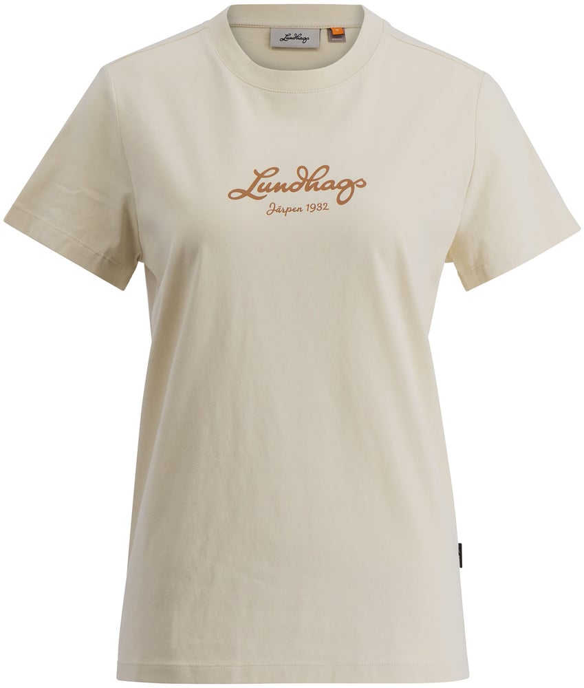 productImage: Järpen Logo T-shirt naisten paita, luonnonvaalea