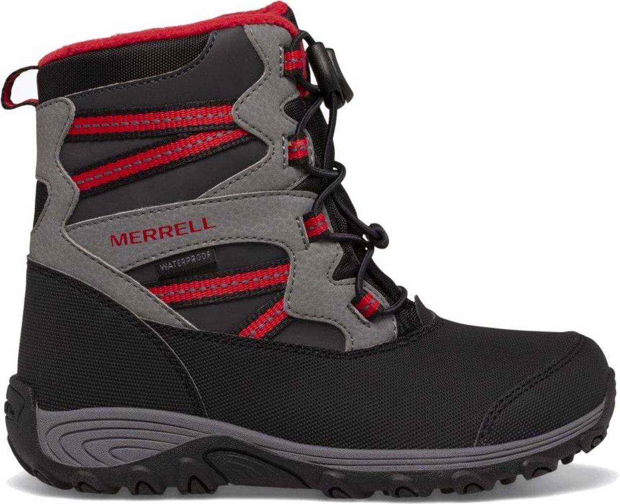productImage: Kids Outback Snow Boot lasten talvikenkä, musta/harmaa/punainen
