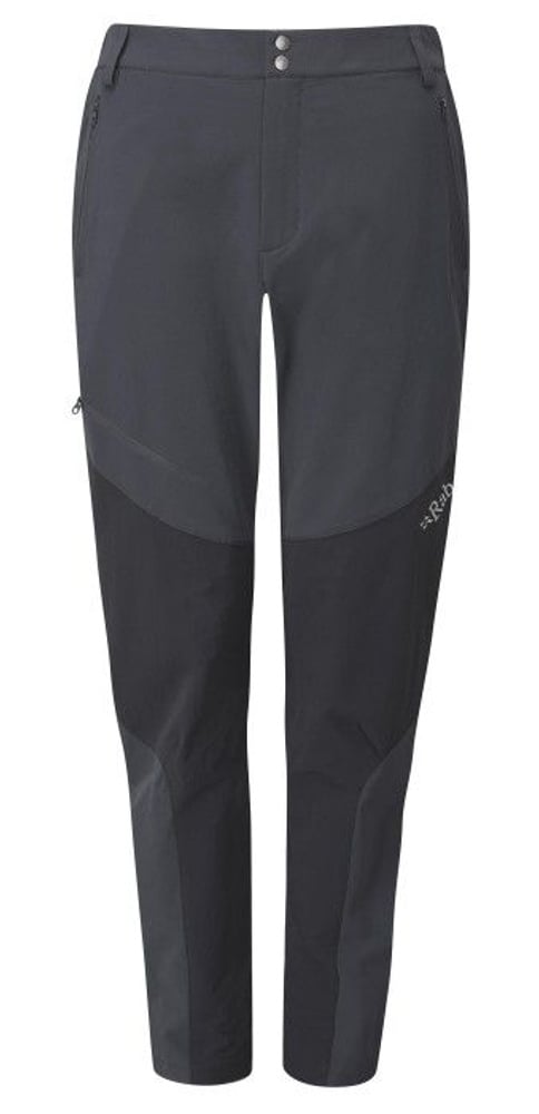 productImage: Torque Mountain Softshell naisten kiipeilyhousut, tummanharmaa/musta