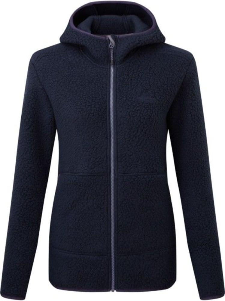productImage: Moreno Hooded Jacket naisten fleecehuppari, tummansininen