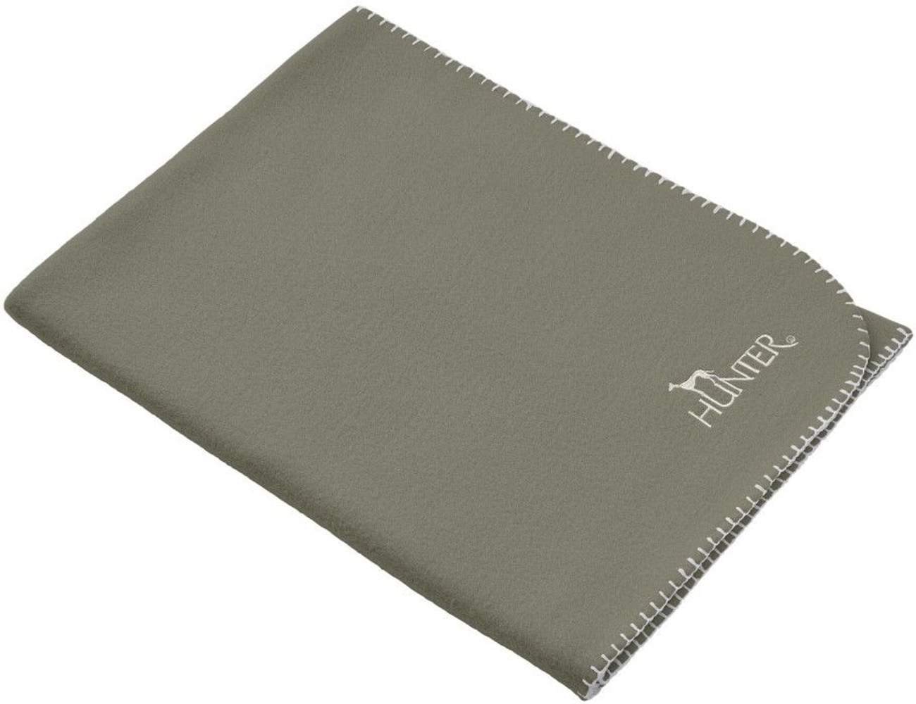 productImage: Blanket Casper fleecepeitto, 140x100 cm, Olive Green
