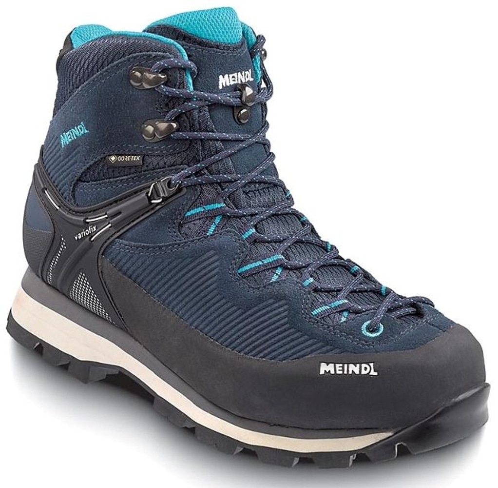 productImage: Terlan GTX "Wide" naisten trekkingkenkä, musta/turkoosi