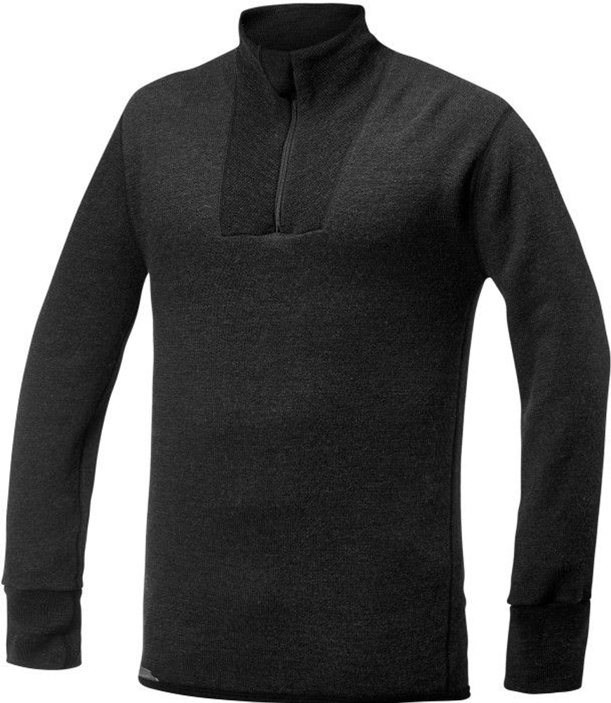 productImage: Zip Turtleneck 400 poolopaita, unisex, musta