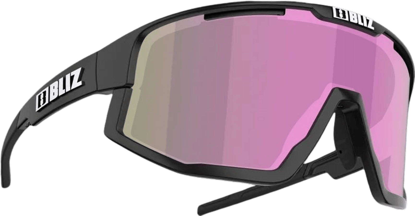 productImage: Fusion Small Matt Black + Violet w Blue Multi urheilulasit