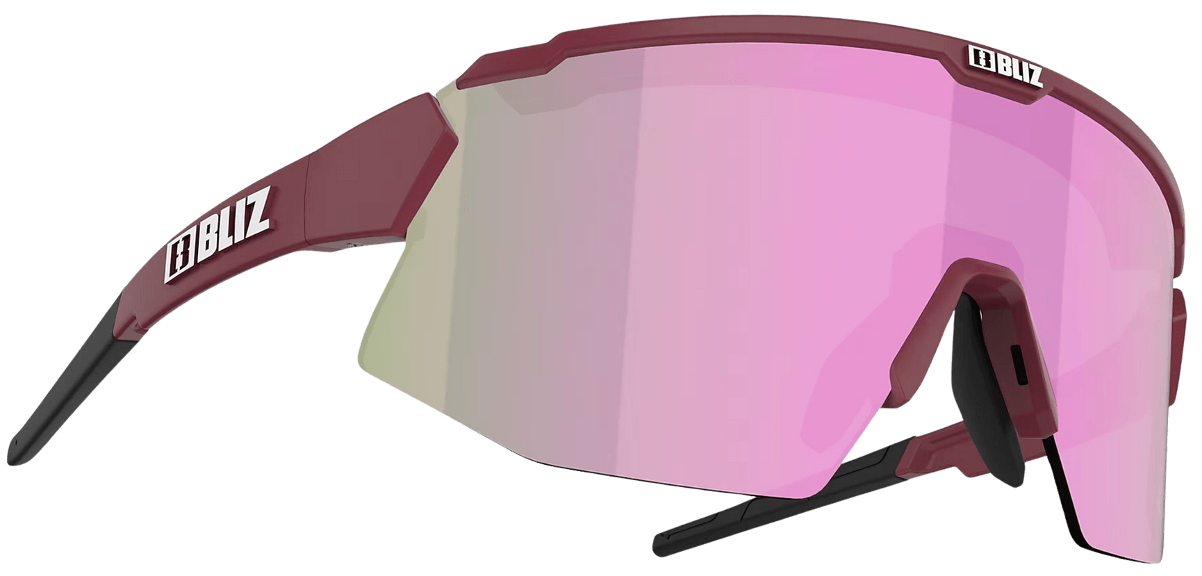 productImage: Breeze Small Matt Burgundy + Brown w Rose Multi + Spare lens Pink urheilulasit