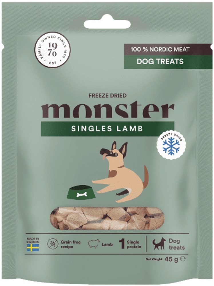 productImage: Dog Treats Freeze Dried Lamb pakastekuivattuja makupaloja lammas 45 g