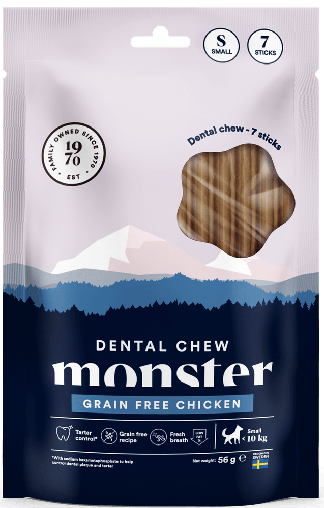 productImage: Dog Dental Chew GF hammashoitoherkku kana, S, 7 kpl