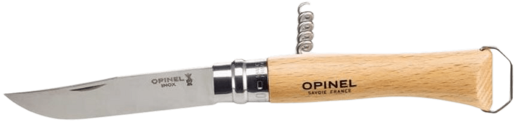 productImage: Corkscrew, Bottle Opener, Knife N°10 veitsi korkkiruuvilla ja pullonavaajalla, Beechwood