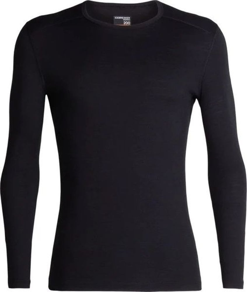 Oasis LS Crewe 200 merinopaita, musta, view: 1