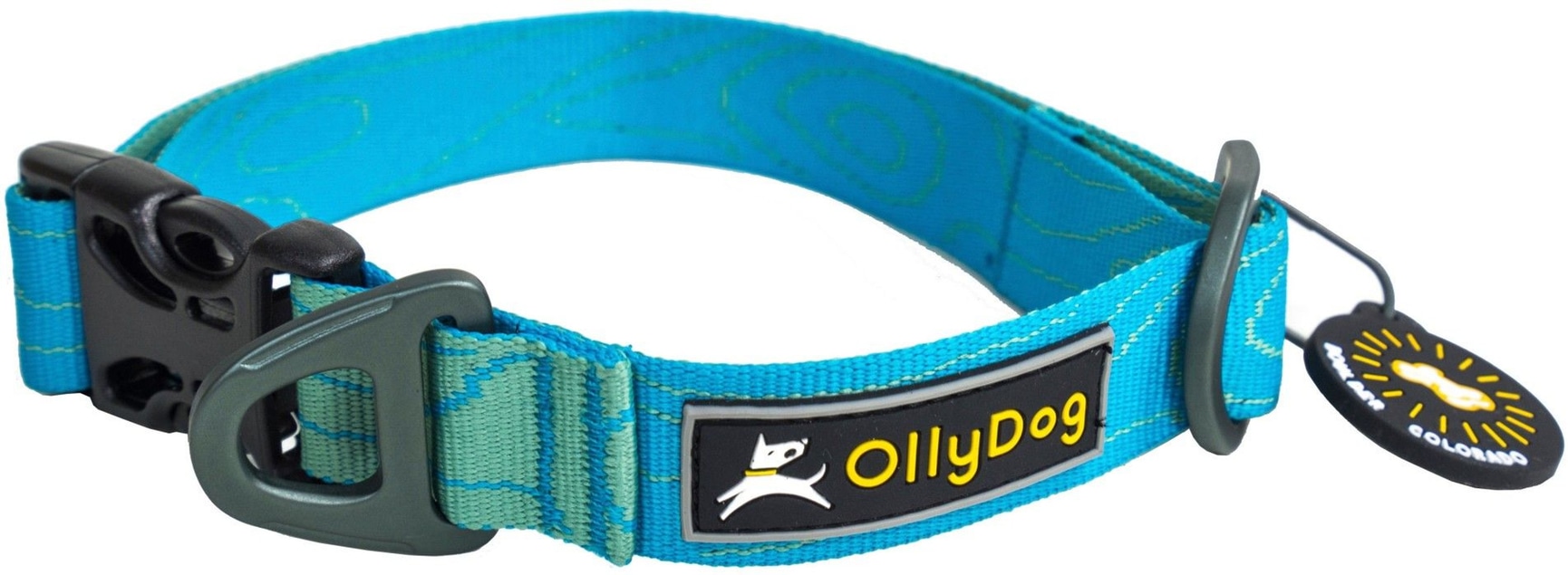 productImage: OllyDog Flagstaff Collar kaulapanta, sininen