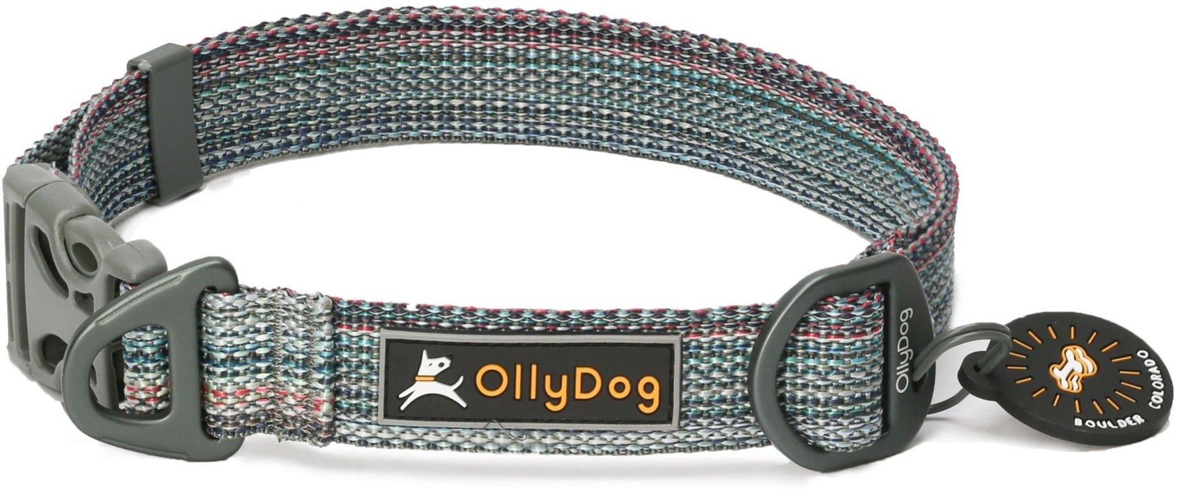 productImage: OllyDog Flagstaff Collar säädettävä kaulapanta, värikäs