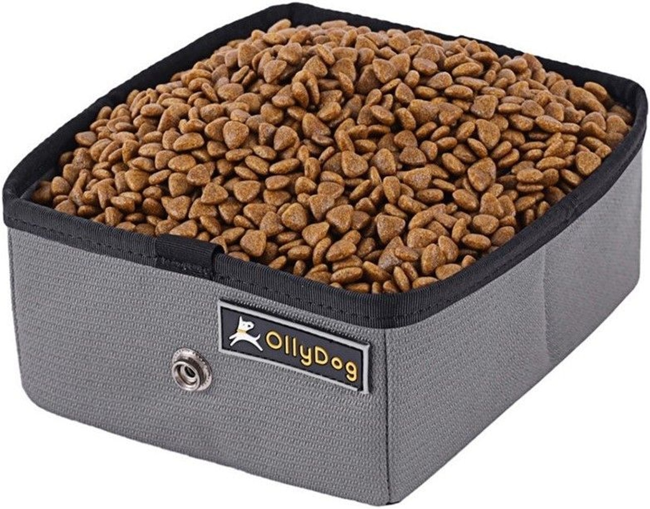 productImage: OllyDog Crumple Travel Bowl taitettava matkakulho, harmaa