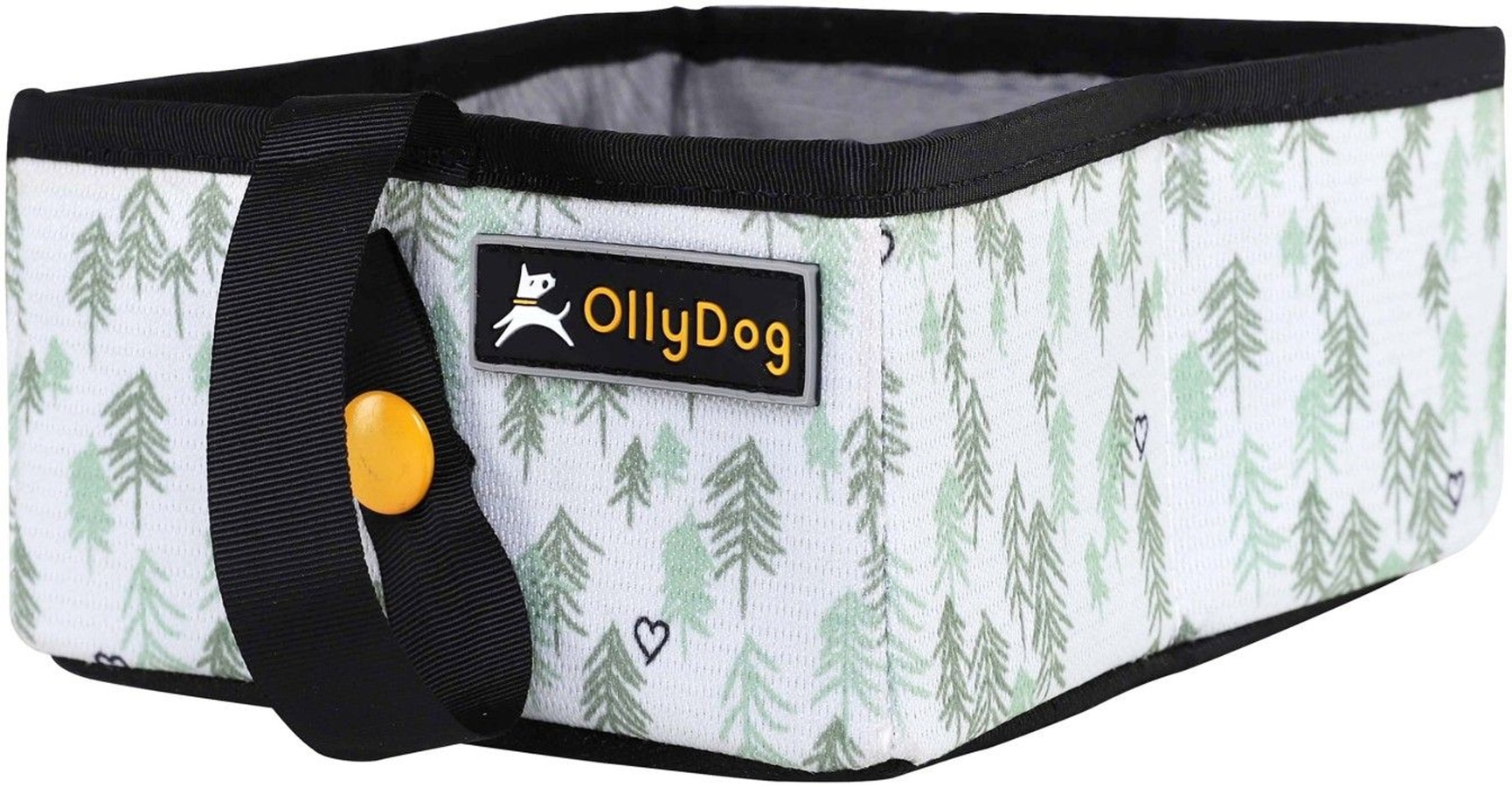 productImage: OllyDog Crumple Travel Bowl taitettava matkakulho, Tree Hugger Print