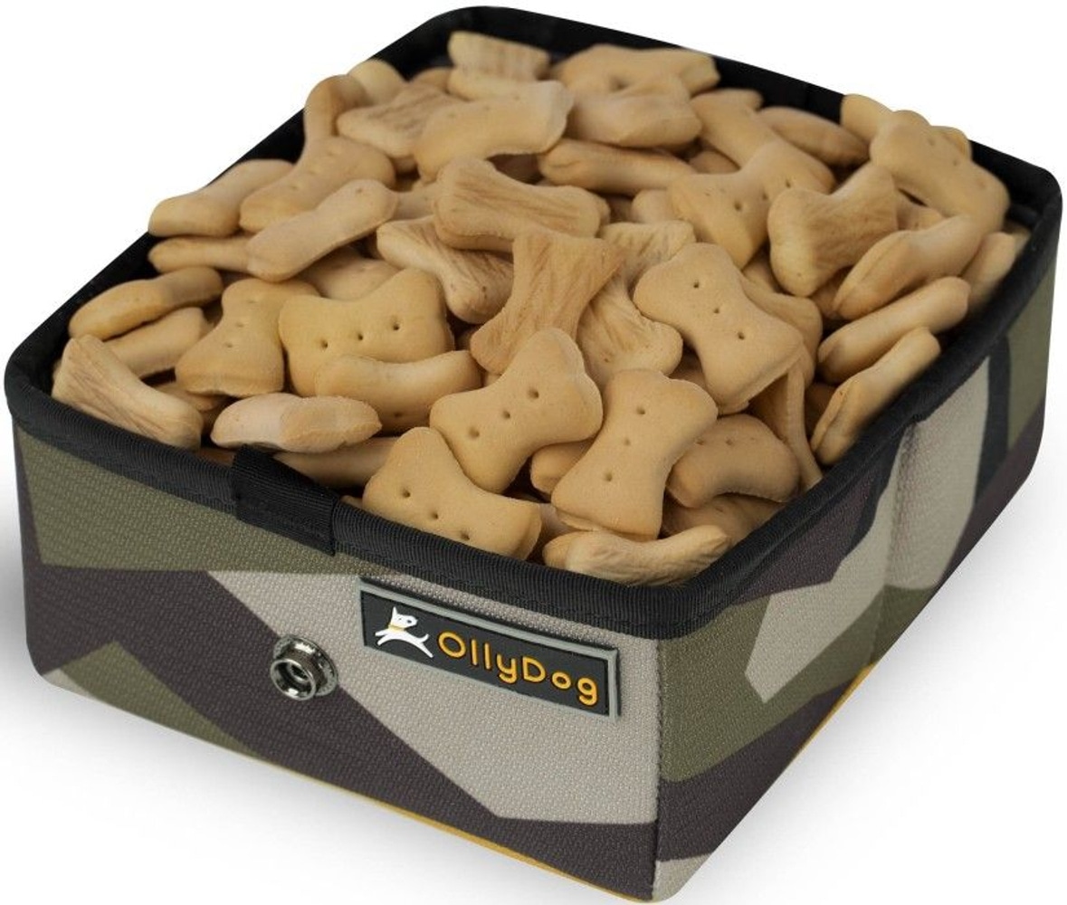 productImage: Crumple Travel Bowl koirien matkakuppi, camo, 0,5L