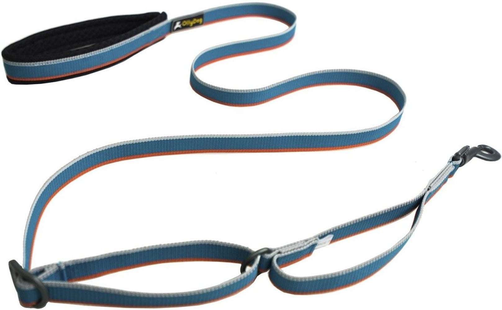 productImage: OllyDog Urban Trail Adjustable Leash talutin, sininen