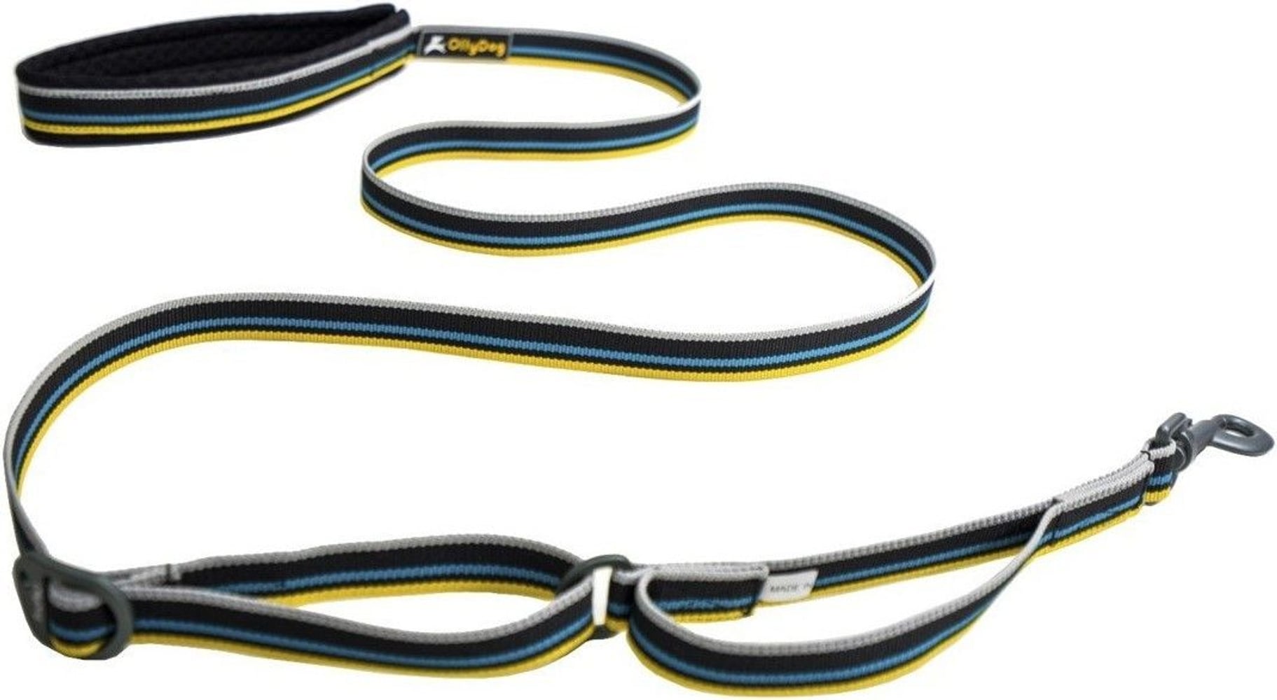productImage: OllyDog Urban Trail Adjustable Leash talutin, musta