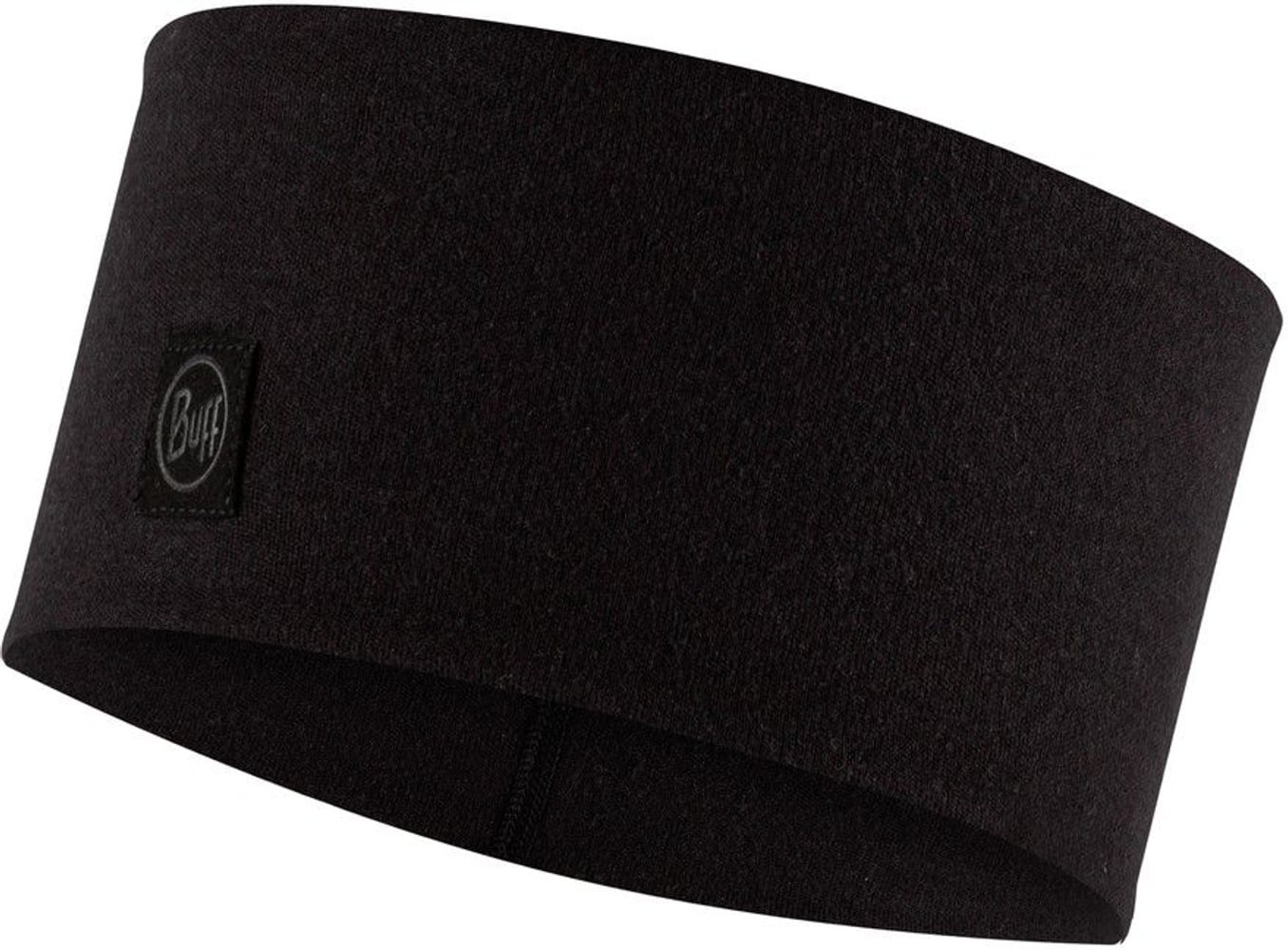 productImage: Merino Wide Headband Solid merinopanta, musta