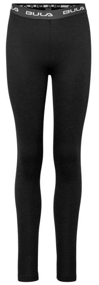 productImage: Junior Norm Merino Wool Pants lasten kerrastohousut, musta