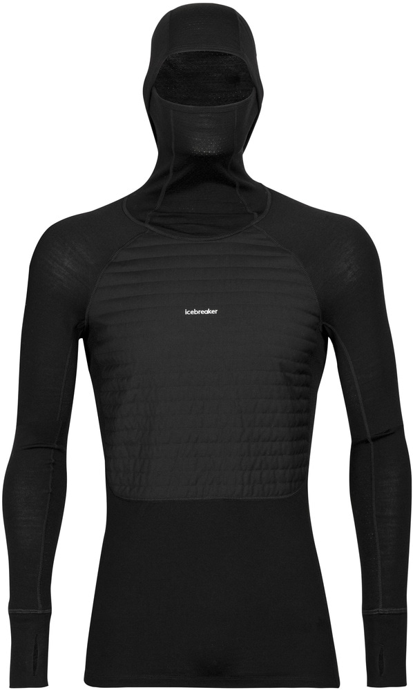 productImage: ZoneKnit Insulated LS Hoodie hupullinen kerrastopaita, musta