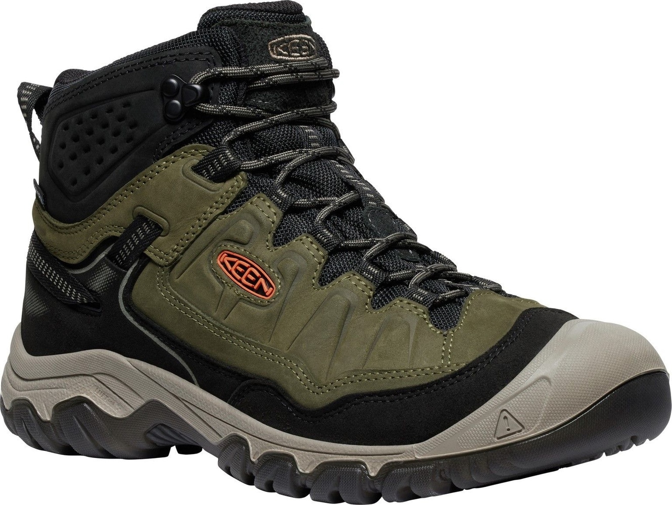 productImage: Targhee IV Mid WP kengät, Dark Olive/Gold Flame