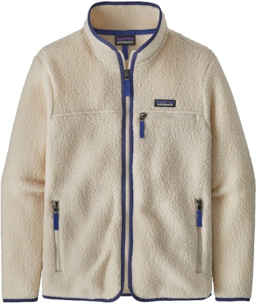 productImage: Retro Pile Jacket naisten fleecetakki, luonnonvalkoinen