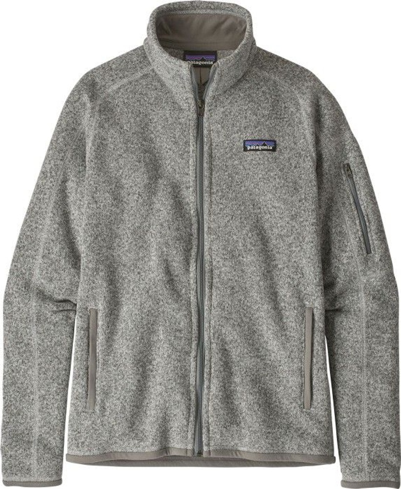 productImage: Better Sweater Jacket naisten fleecetakki, harmaa-valkoinen
