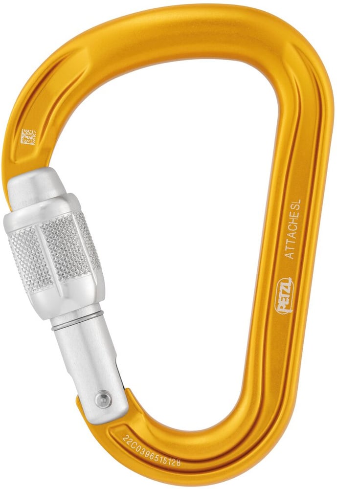 productImage: Attache Screw Lock Carabiner karabiini, Yellow