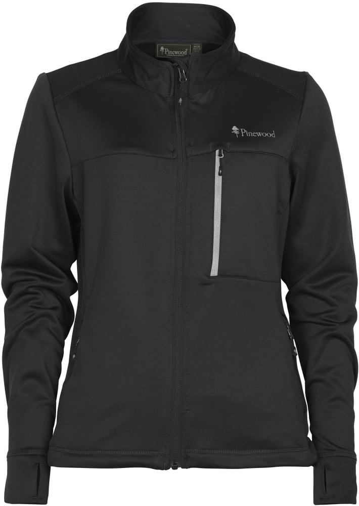 productImage: Abisko Power Fleece naisten fleecetakki, musta
