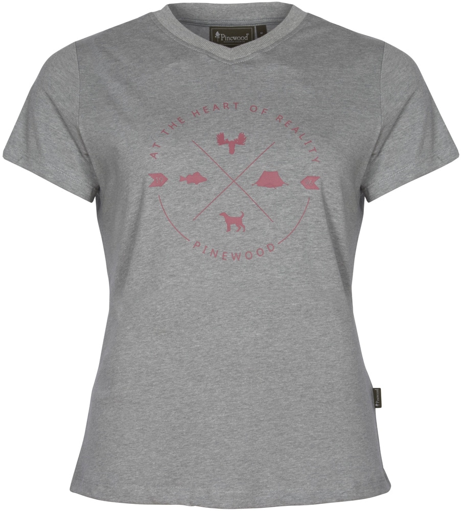 productImage: Finnveden Trail T-Shirt naisten t-paita, vaaleanharmaa